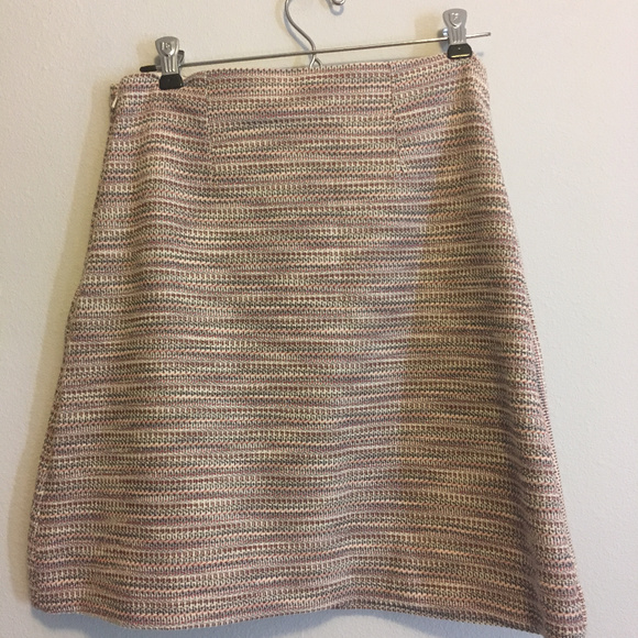 Maeve Mulitcolor Fringe Faux Wrap Mini Skirt - Picture 3 of 3